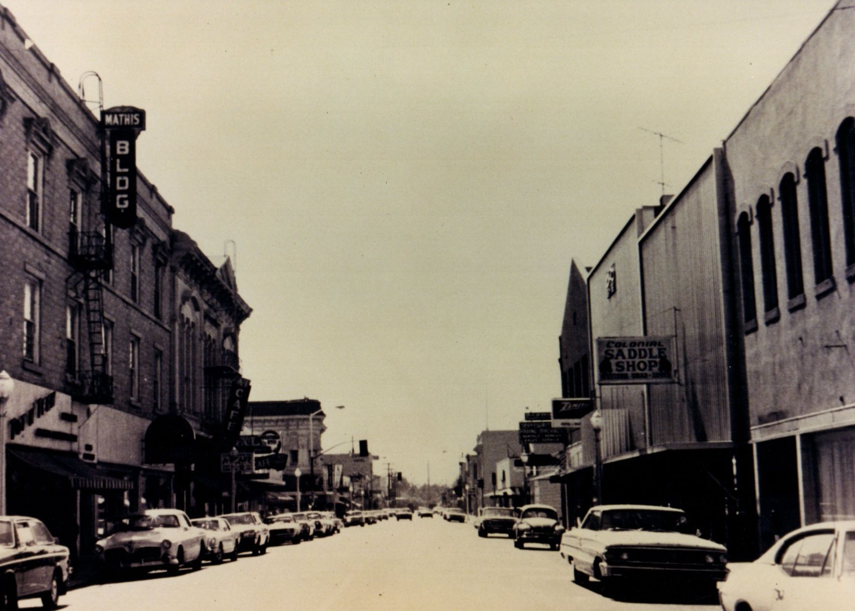 Images of old Napa Main street looking south